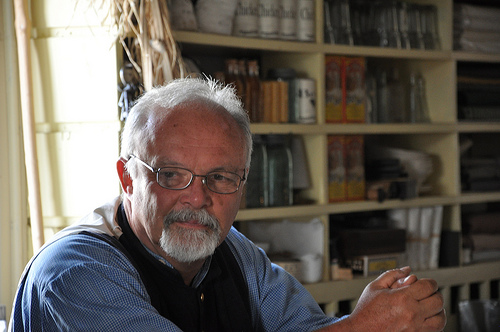 Paul Gilligan at his General Store on Main Street in Burkittsville, MD.